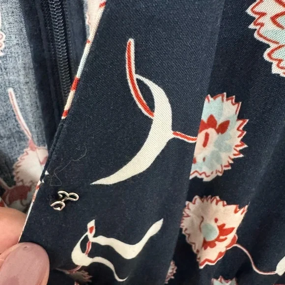 Floral Wrap Dress with Ruffle Hem - Picture 5 of 6